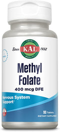 KAL Methyl Folate 400 mcg - 5-MTHF Forma Activa - 90 Comprimidos