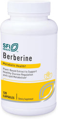Klaire Labs SFI Health Berberine HCI 500mg - Suplemento de Berberina - Sin Gluten, Hipoalergénico (120 Cápsulas)