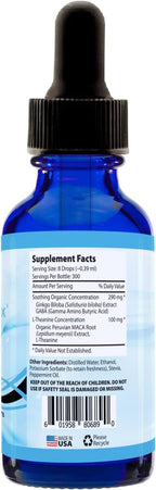 GABA con L-Teanina 290 mg, 118 ml (4 oz) – Suplemento Líquido