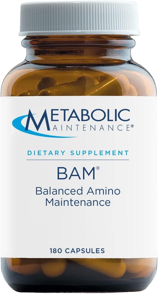 Metabolic Maintenance BAM - Fórmula de Aminoácidos Esenciales, 120 Cápsulas