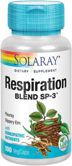 SOLARAY Respiration Blend SP-3 - Mezcla herbal con sales celulares para la respiración