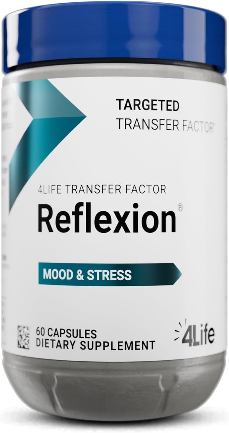 4Life Transfer Factor Reflexion: Apoyo al Estado de Ánimo con L-Theanina, 60 Cápsulas