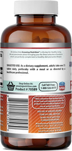 Amazing Formulas Ácido Fólico 5000 mcg por dosis | Complemento alimenticio en comprimidos | No transgénico, sin gluten | Fabricado en EE. UU. (Paquete de 3 | 120 comprimidos cada uno)