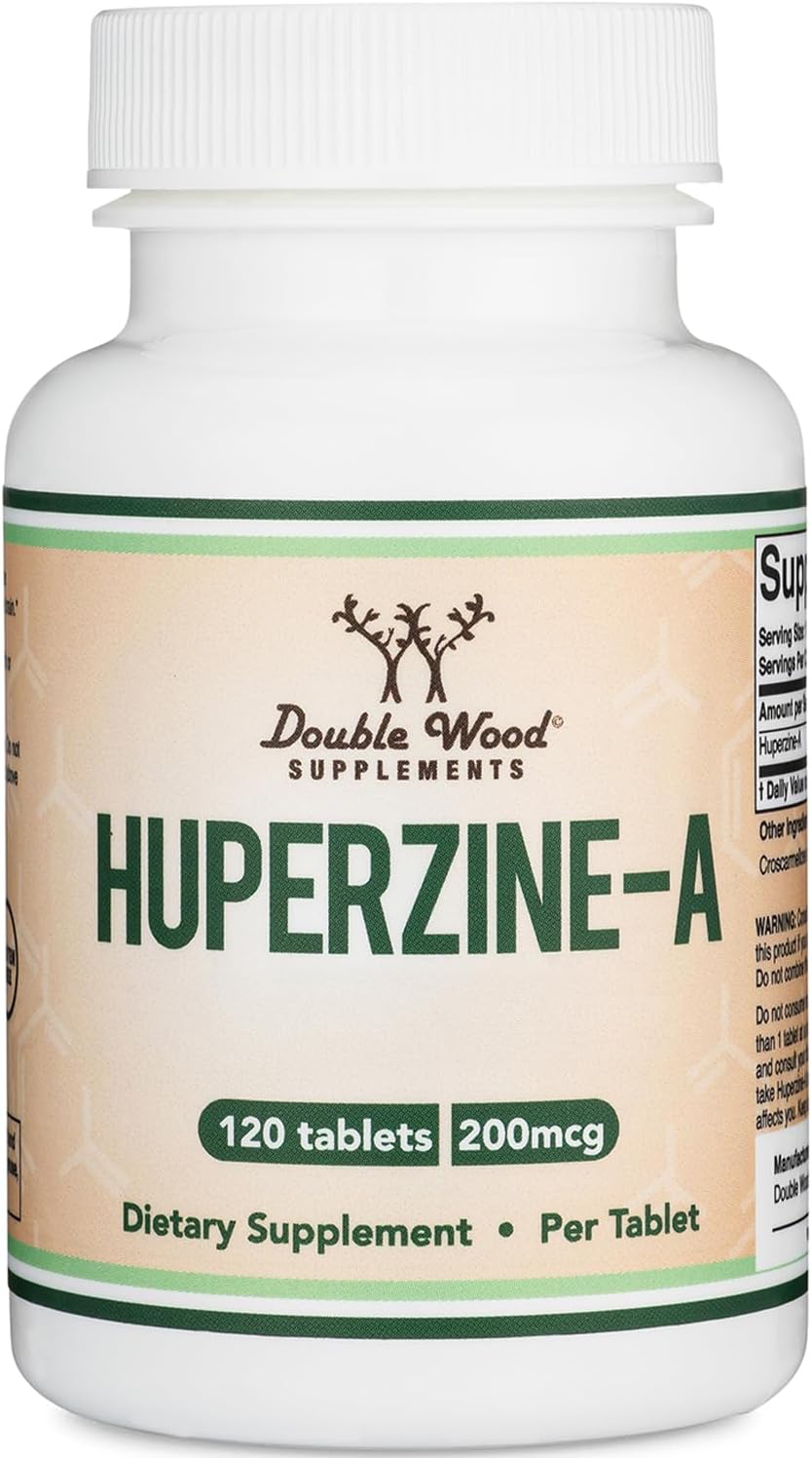Huperzina A 200 mcg, 120 Comprimidos - Suplemento Cognitivo