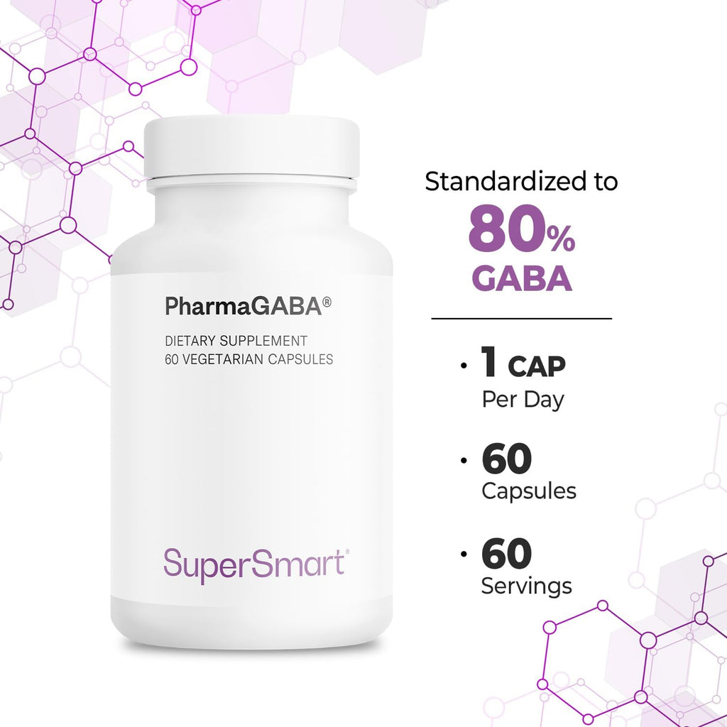 Supersmart Pharma GABA 125mg - 60 Cápsulas Vegetales