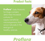 Proflora Probiótico para Perros - Digestión Saludable - Refuerzo del Sistema Inmunológico - Función Intestinal Normal - Salud de Piel y Pelaje - Suplemento para el Tracto Gastrointestinal - 90 Raciones, Paquete de 3