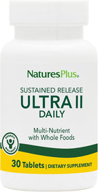 NaturesPlus Ultra II Daily - Multivitamínico con Alimentos Integrales - 30 Comprimidos