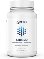 Renue By Science Shield | Liposomal Vitamina C CaAKG P.E.A. Ácido Hialurónico | 120 Cápsulas