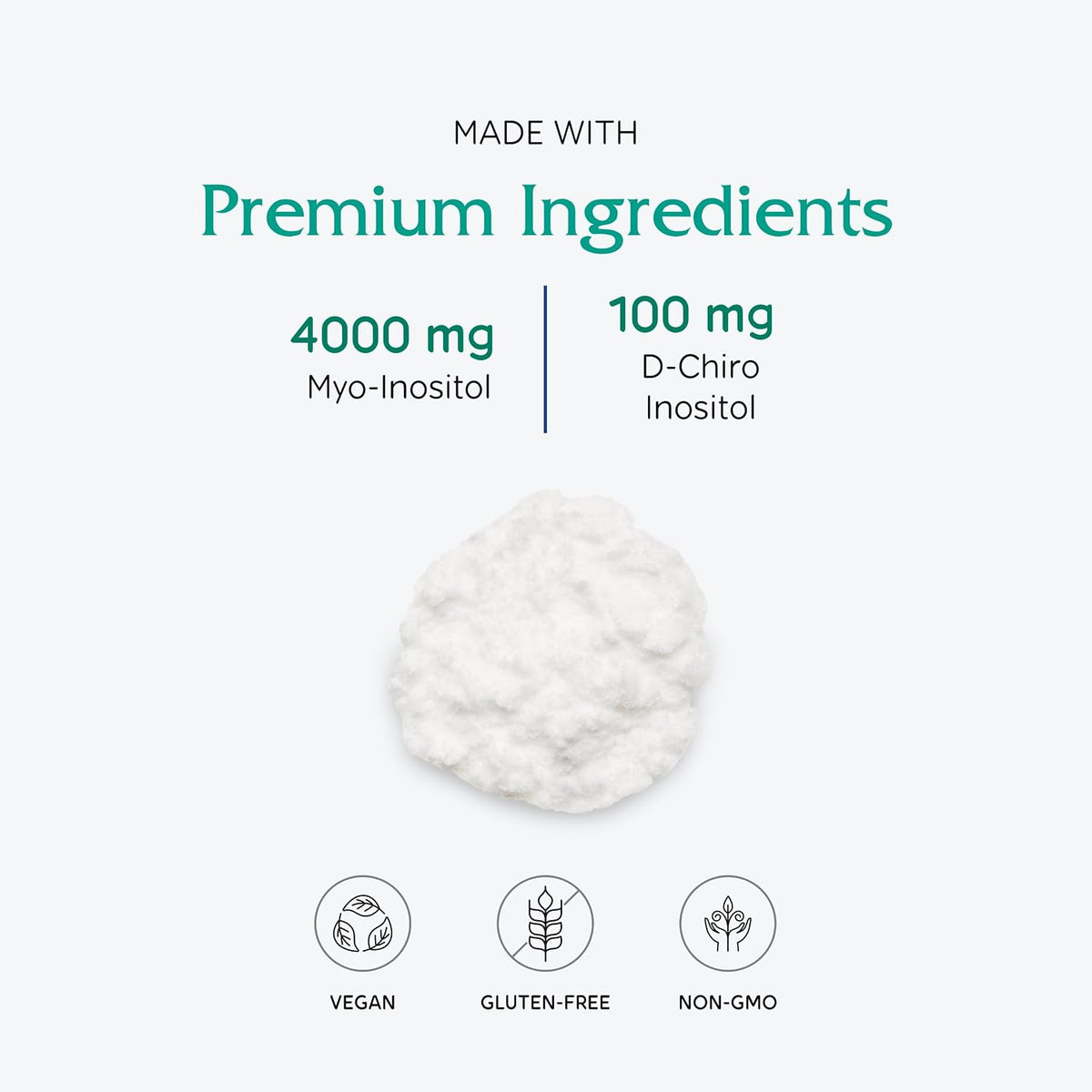 Vitanica Optinositol - Myo-Inositol y D-Chiro Inositol en Polvo (4000 mg + 100 mg) - 125 g – Image 4