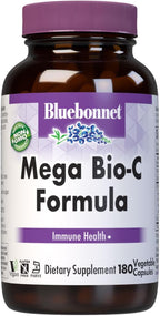Bluebonnet Nutrition Mega Bio-C Formula Cápsulas Vegetales, 180 unidades