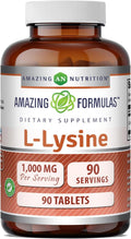 Amazing Formulas L-Lisina 1000mg - 90 Comprimidos