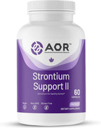AOR Strontium Support II 341mg, 60 Cápsulas Veganas - Citrato de Estroncio para la Estructura Ósea