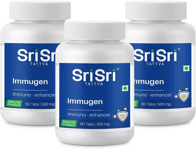 Sri Sri Tattva Immugen - 500 mg (Pack de 3)