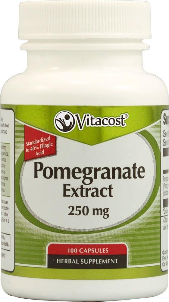Vitacost Pomegranate Extract – 250 mg – 100 Capsules