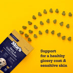Moe’s Skin & Coat Omega 3, 6, 9 y Vitaminas para Perros - 90 Chews Blandos