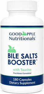 GoodApple Bile Salts Booster – Sales Biliares con Ox Bile y Taurina – 180 Cápsulas