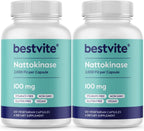 BESTVITE Nattokinase 100mg (2000 FU) - 120 Cápsulas Vegetales