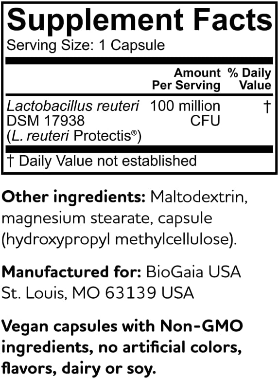 BioGaia Protectis Mum | Probiótico Prenatal | Salud Digestiva para Mamá y Bebé