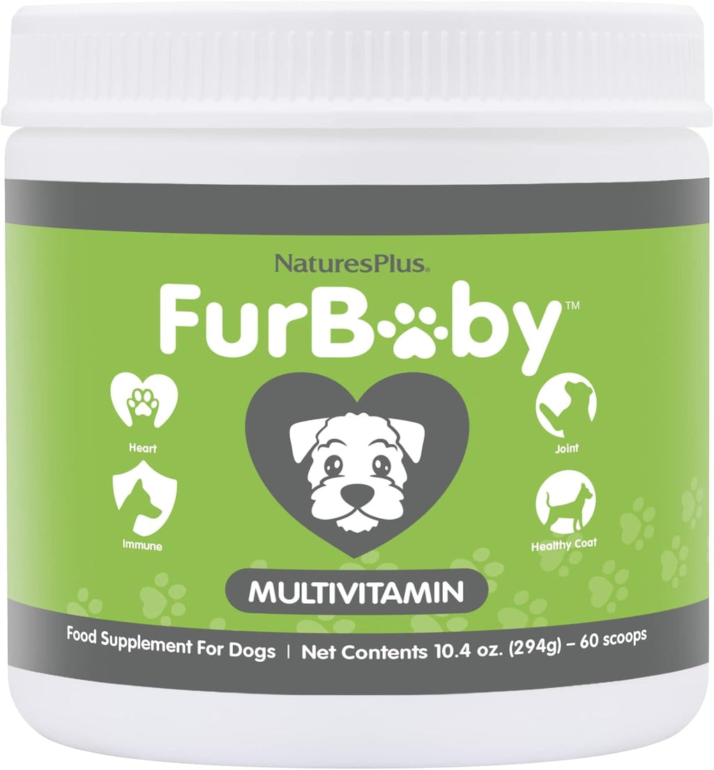 NaturesPlus FurBaby Multivitamínico para Perros - 295 g (60 dosis)