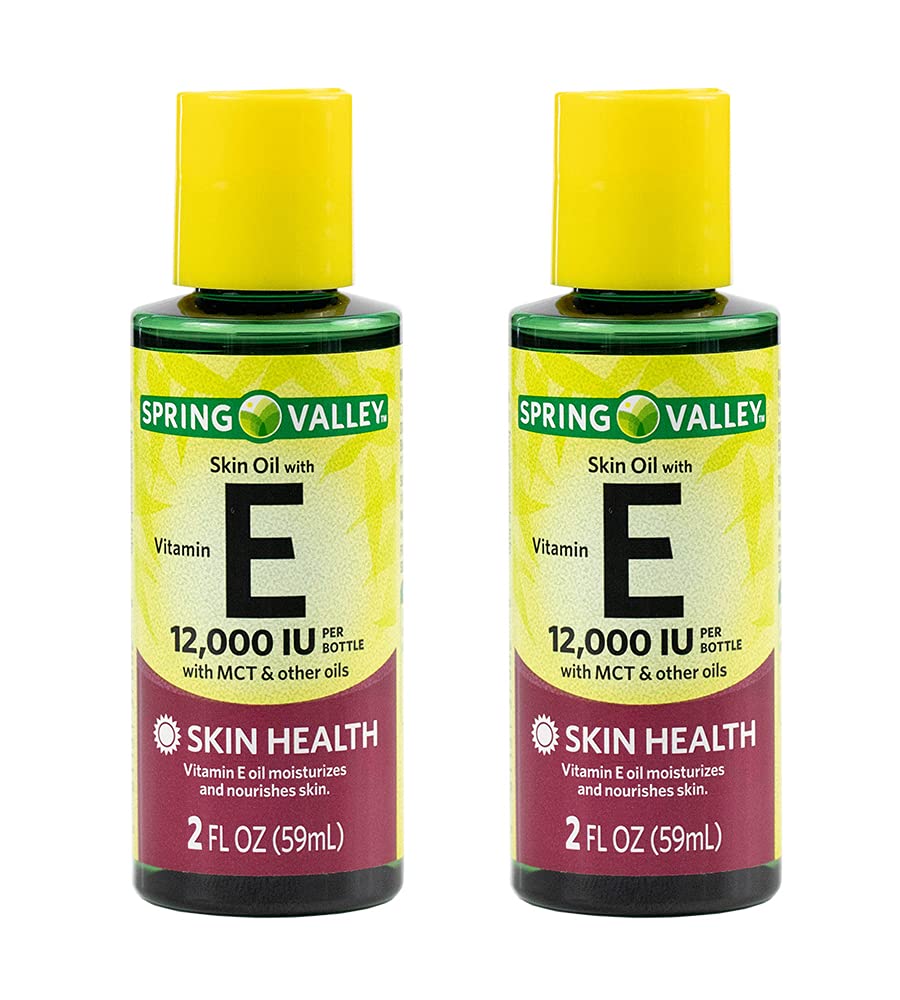 DDUYIE Oil with Vitamin E, 12000 IU, 2 fl oz (2 Pack)