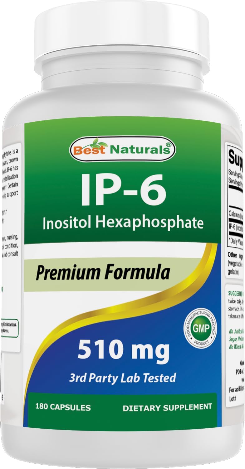 Best Naturals IP-6 510 mg 180 Cápsulas