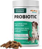 Wellnergy Probióticos y Prebióticos Diarios en Masticables Suaves para Perros y Gatos - 60 unidades