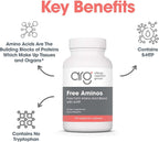 ARG Free Aminos - Free-Form Amino Acid Complex with 5-HTP - 100 Vegetarian Capsules
