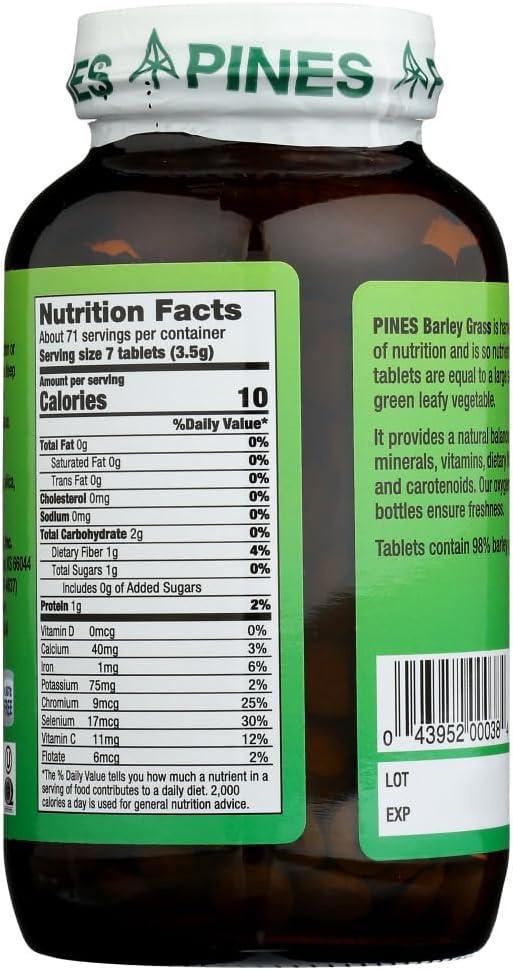 Pines Hierba de Cebada 500 mg 500 Comprimidos