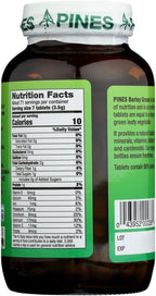 Pines Hierba de Cebada 500 mg 500 Comprimidos