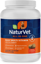 NaturVet Suplemento Todo en Uno para Perros – 240 Masticables Blandos