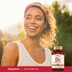 Piping Rock Vitamina D3 10000 UI | 250 mcg | 250 Cápsulas Blandas | Alta Potencia | Sin OGM y Sin Gluten