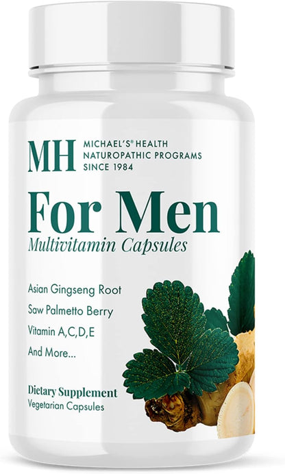 Michael's Naturopathic Programs For Men - Multivitamínico para Hombres - 90 Cápsulas Vegetales – Image 1