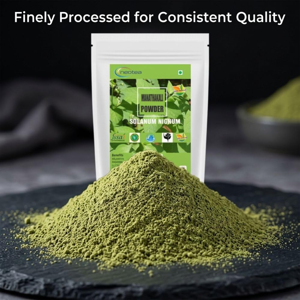 neotea Polvo de Hojas de Manathakkali (Solanum Nigrum) - 300g