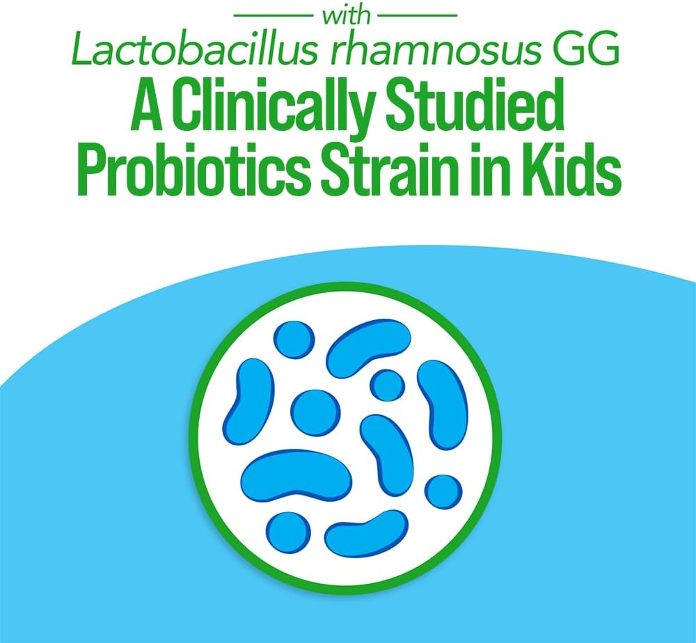 Culturelle Kids Probiótico + Multivitamínico Completo Masticable para Niños (30 comprimidos)