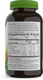 Nature's Way Gomitas de Vitamina C, 250 mg, Sabor Naranja, 120 unidades