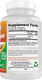 Best Naturals Uña de Gato 500 mg, 240 Cápsulas