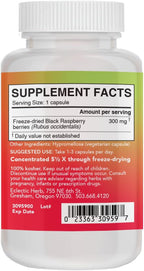 Eclectic Black Raspberry FDV - Frambuesa Negra Liofilizada, 90 Cápsulas