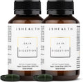 JSHealth Vitamins Skin and Digestion Formula – Complemento para piel y digestión con zinc, 120 comprimidos