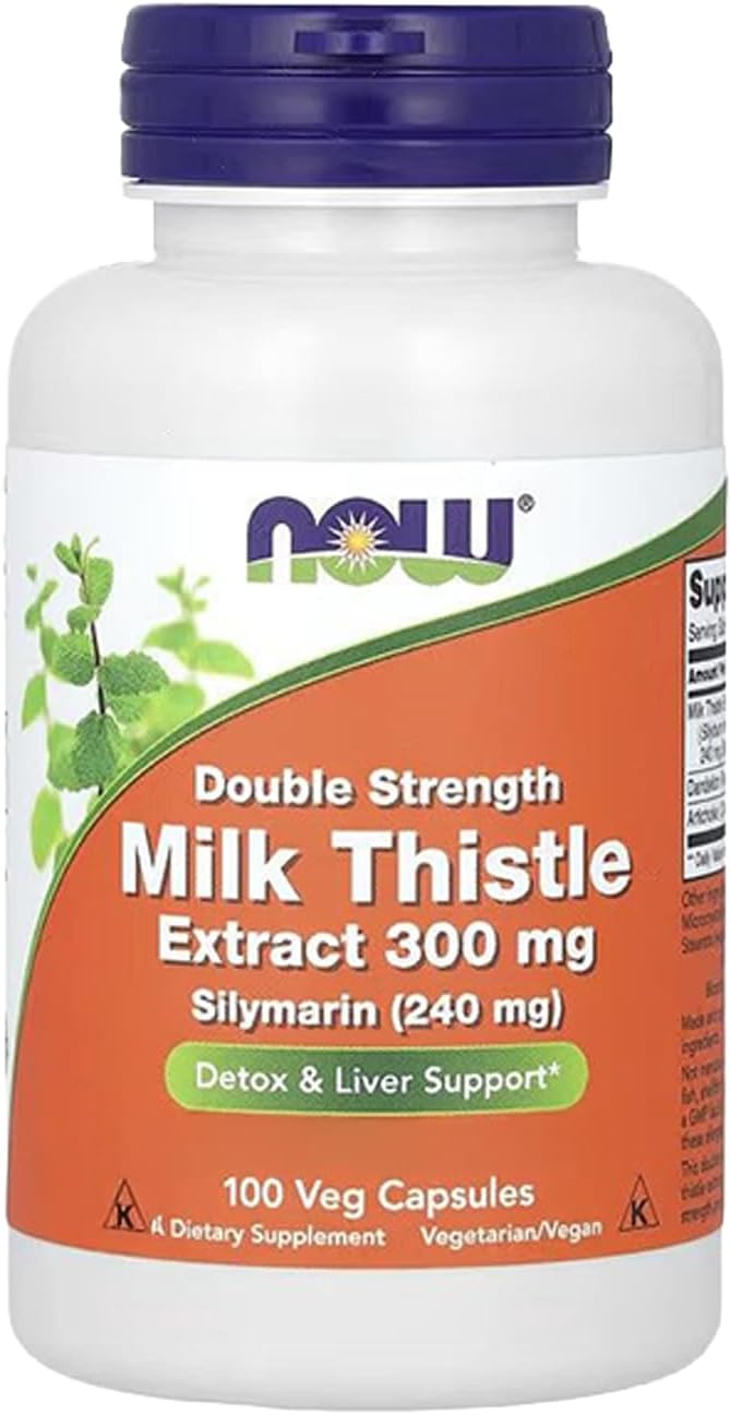 NOW Foods Silymarin 2X 300 mg, 100 Cápsulas