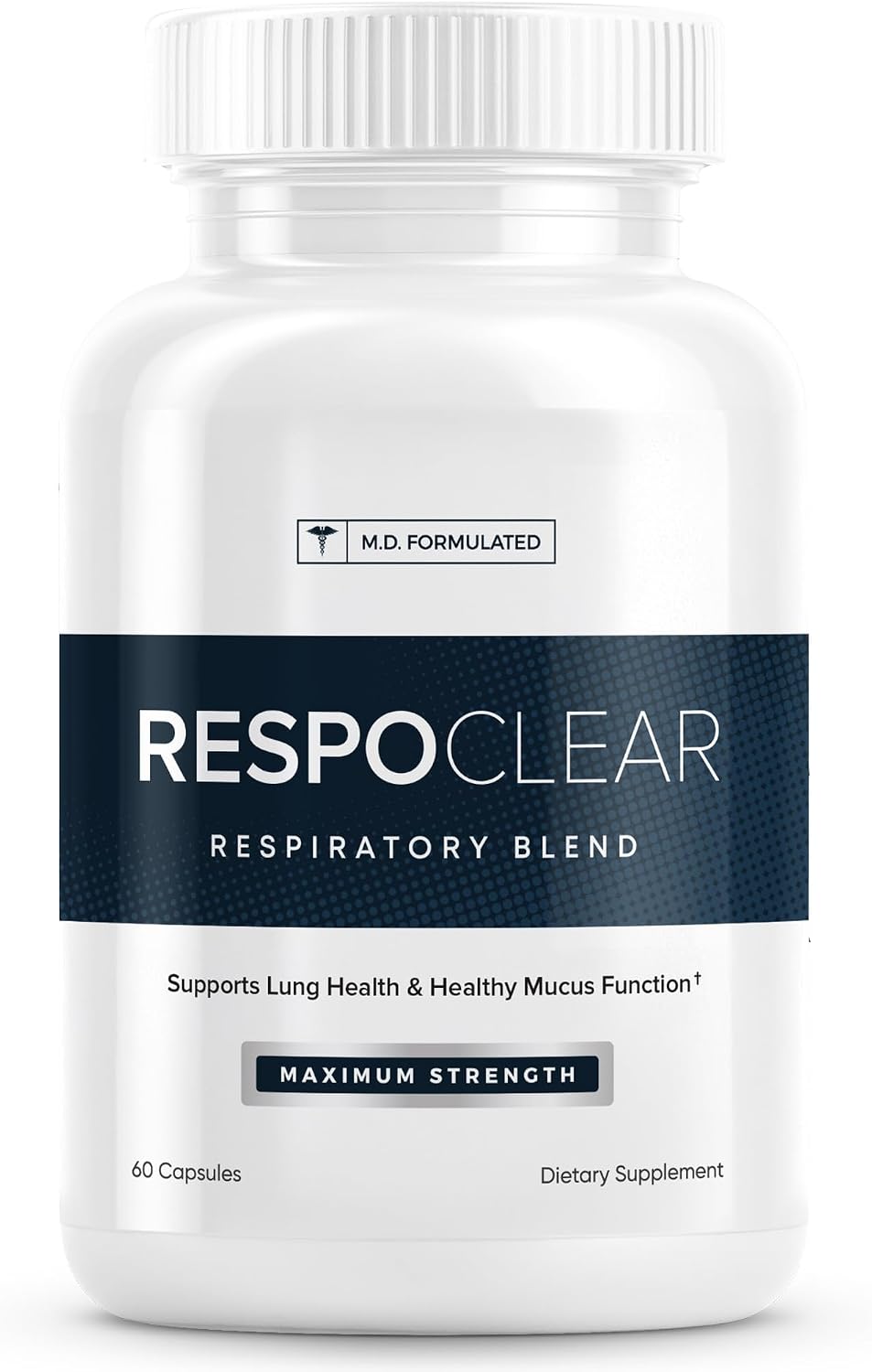 Herbal Tea Therapy RespoClear (60 Cápsulas) – Suplemento Respiratorio con NAC, Saúco y Quercetina