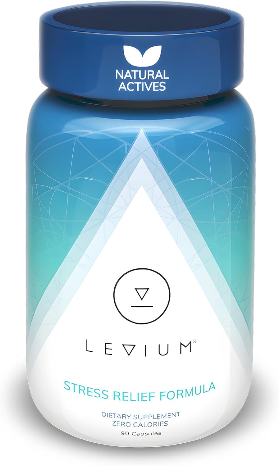 Levium Suplemento para el Estrés - Ashwagandha KSM-66, Magnesio, L-Teanina y GABA - 90 Cápsulas