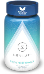 Levium Suplemento para el Estrés - Ashwagandha KSM-66, Magnesio, L-Teanina y GABA - 90 Cápsulas