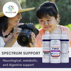 BrainChild Nutritionals Spectrum Support II P5P - Multivitamínico Líquido con B6 Activa y Hierbas, Sin Gluten, 473 ml (16 oz) - Sin Sabor