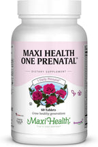 Maxi Health Vitaminas Prenatales para Mujeres – Una al Día con Hierro, Folato, Colina, Vitamina D3 y Nutrientes Esenciales – Suplemento de Alta Absorción – 120 Comprimidos