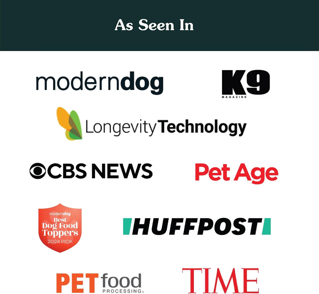 Suplemento en Polvo para Perros Mayores – 63 Ingredientes – Multivitamínico con Glucosamina, Probióticos y Omega-3 – 120 Dosis