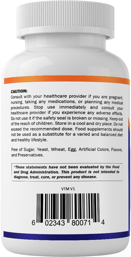 Vitamatic Goma de Masilla 1000 mg por ración, 120 cápsulas