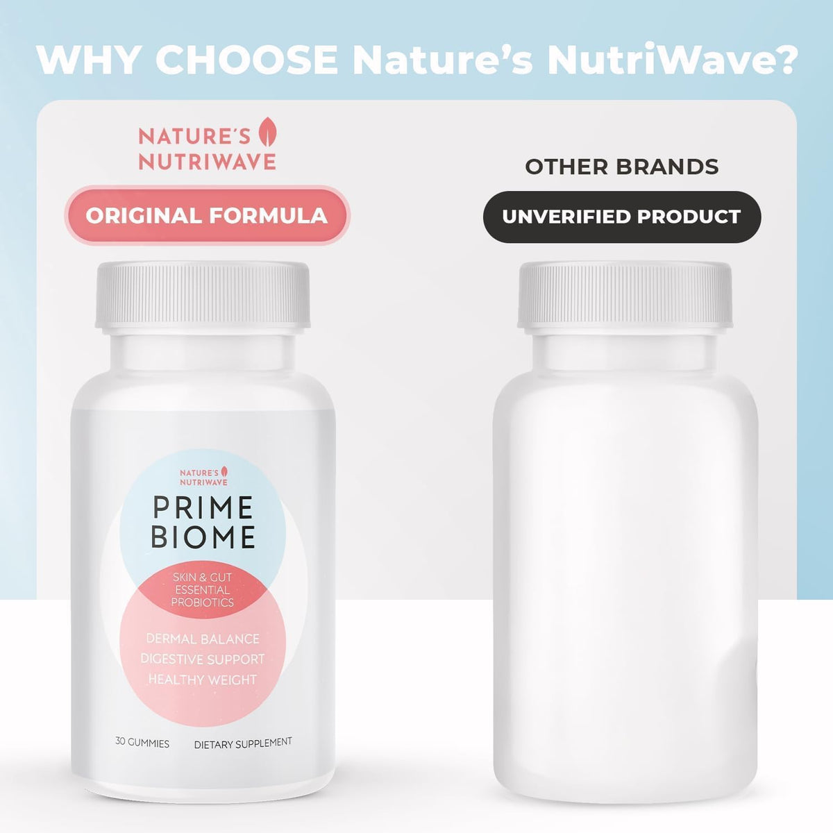 PrimeBiome Gummies – Inulina, Lion's Mane & Jengibre – 30 Gominolas, 1 Mes – Image 5