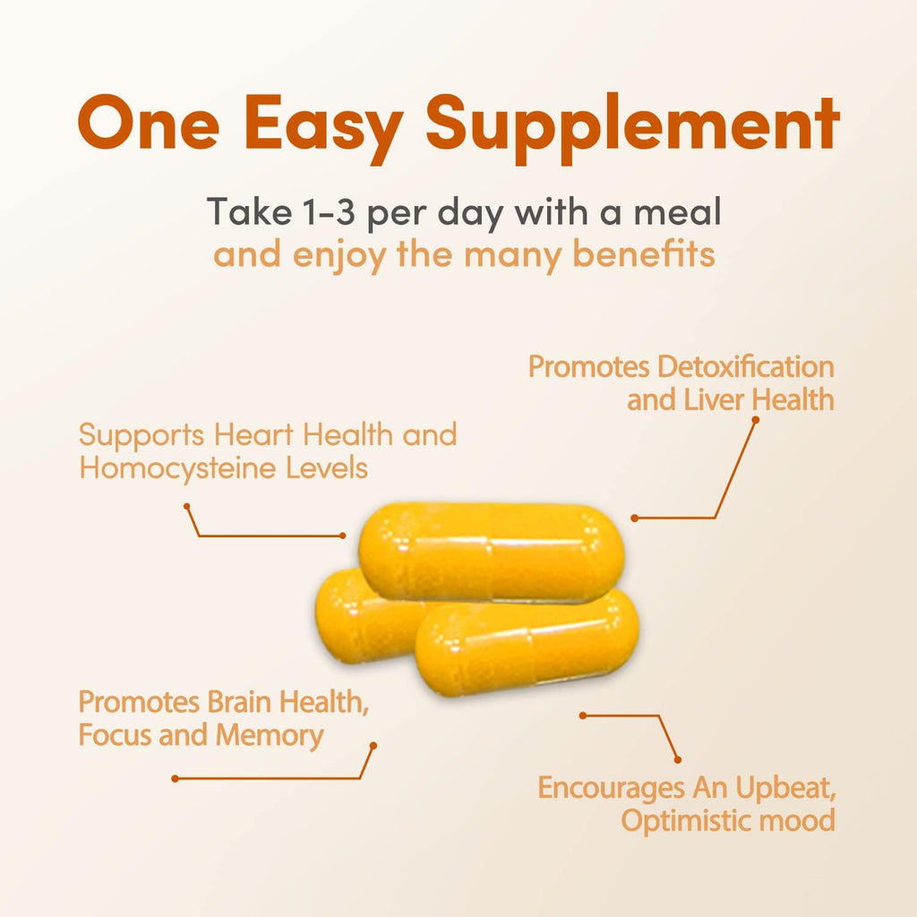 Methyl Factors + - 60 Cápsulas | Vitaminas B, Folato y Riboflavina para Función Normal del Corazón, Hígado y Cerebro, Suplemento Energético y Mejorador del Ánimo