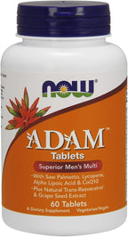 NOW Foods ADAM Multivitamínico para Hombres 60 Comprimidos
