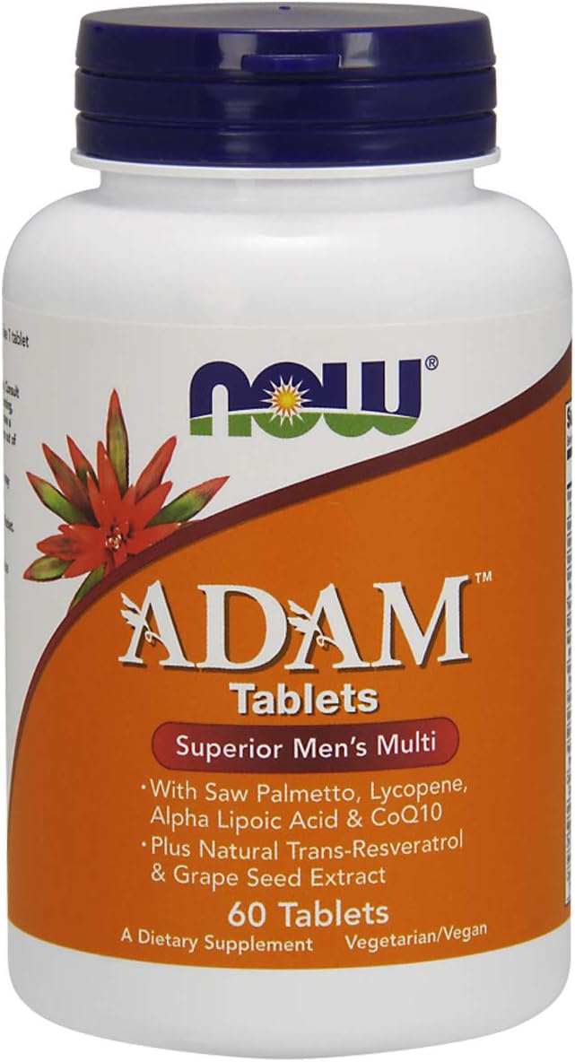 NOW Foods ADAM Multivitamínico para Hombres 60 Comprimidos